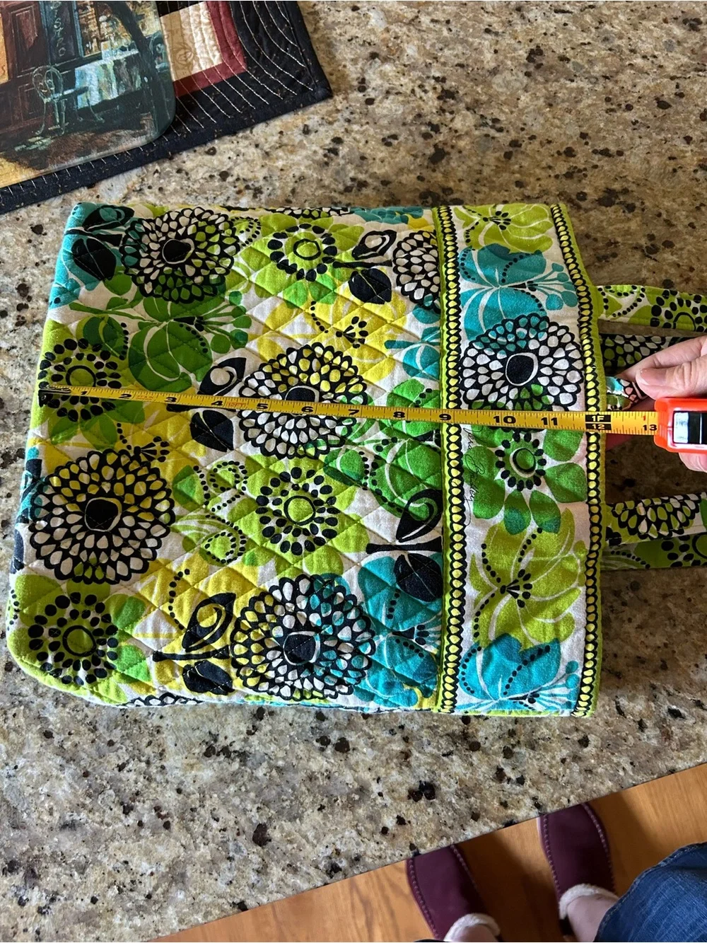 Vera Bradley Limes Up Cotton Tote